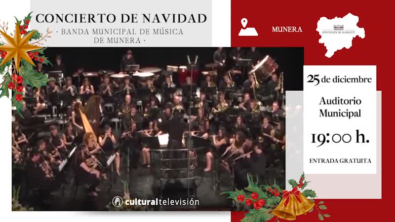 BANDA MUNICIPAL DE MÚSICA DE MUNERA · CONCIERTO DE NAVIDAD