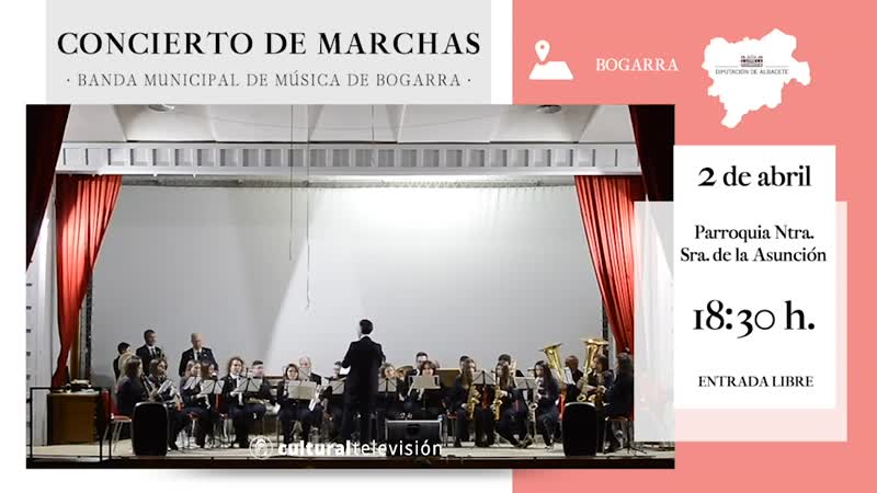 CONCIERTO DE MARCHAS · BANDA MUNICIPAL DE MÚSICA DE BOGARRA
