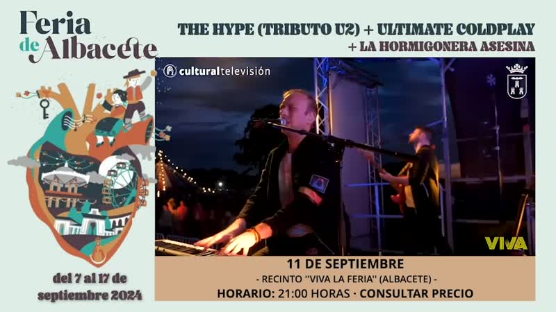 THE HYPE (TRIBUTO U2) + ULTIMATE COLDPLAY (TRIBUTO A COLDPLAY)