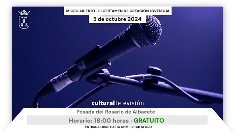 MICRO ABIERTO - III CERTAMEN DE CREACIÓN JOVEN CJA