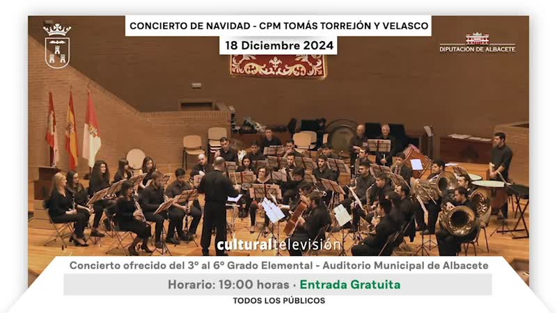 CONCIERTO NAVIDAD - CPM TOMÁS TORREJÓN Y VELASCO